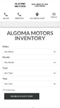 Mobile Screenshot of algomamotors.com